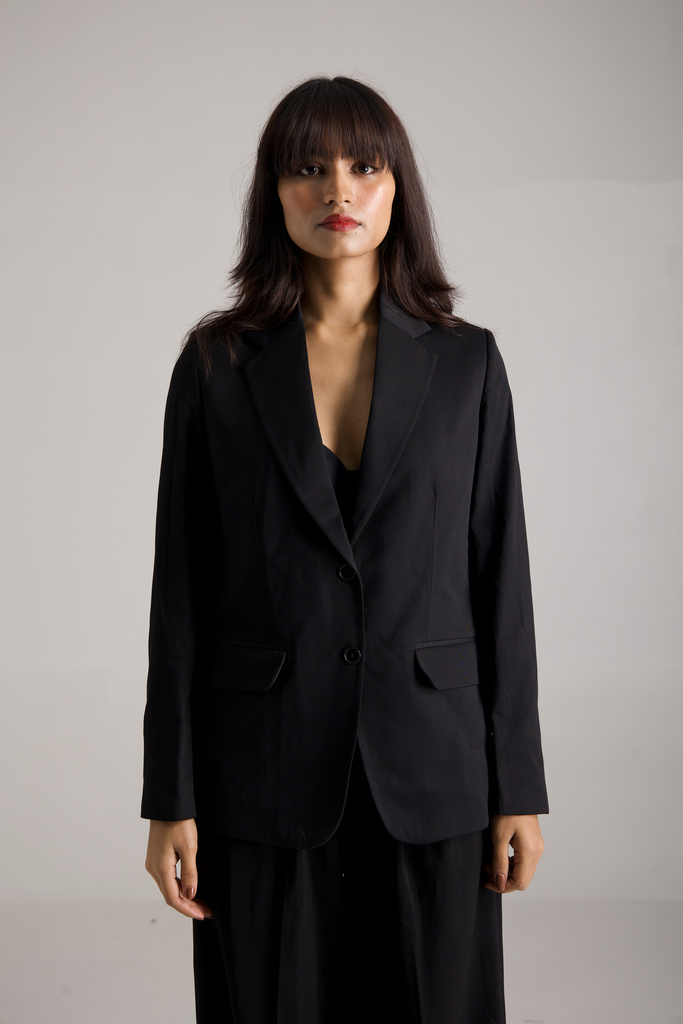Double Waisted Blazer - Black (M)